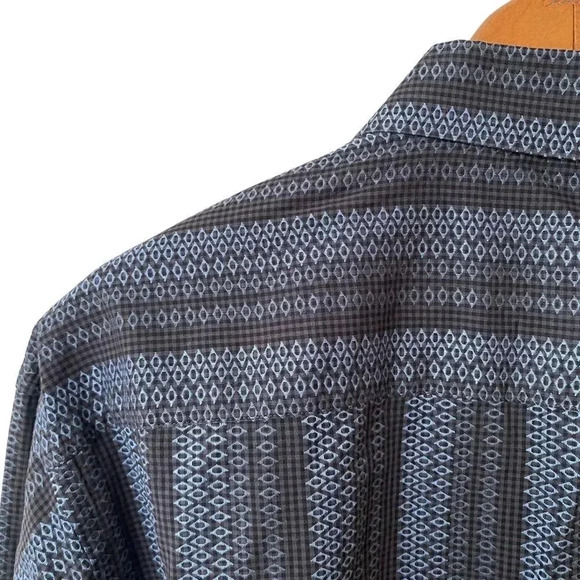 Bugatchi Men’s Classic Woven Cotton Button Down Shirt Long Sleeve Size Large - Picture 9 of 13